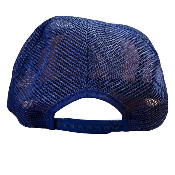 Vintage 1982 Walt Disney World Epcot Center Blue SnapBack Trucker Hat - Picture 2 of 4